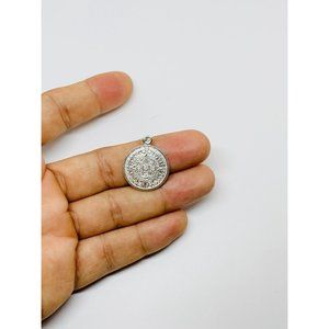 Sterling Silver 925 Charm Aztec Calendar - Calendario azteca
